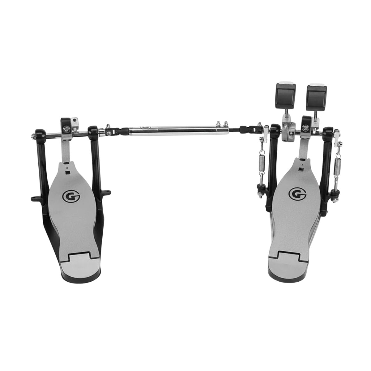 Gibraltar 4711ST-DB 4000 Series Strap Drive Double Bass Drum Pedal with lightweight strap drive and sleek footboards by Gibraltar
