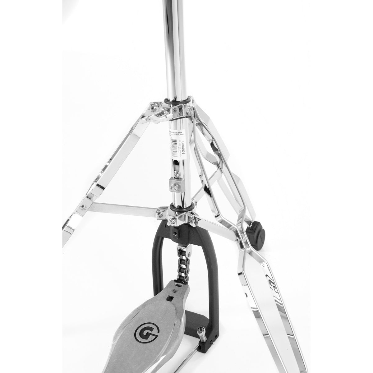 Gibraltar 5000 Series 5707 Medium Weight Hi Hat Stand with chrome legs and adjustable pedal for e-drums and acoustic kits
