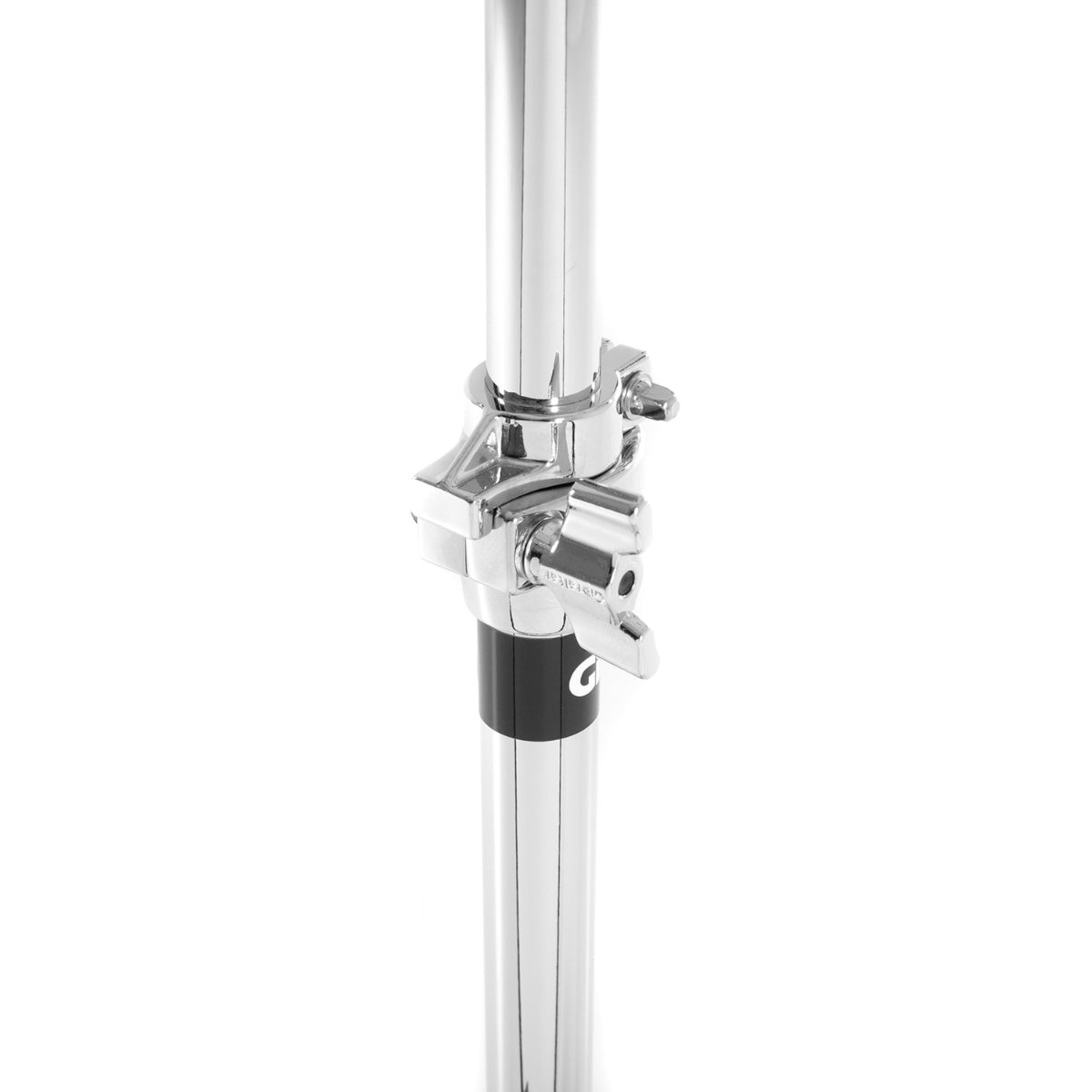 Close-up of chrome hardware adjustment clamp on Gibraltar 5000 Series 5707 Medium Weight Hi Hat Stand