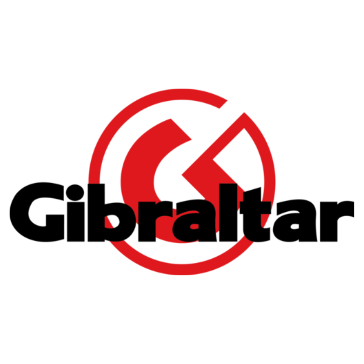 Gibraltar logo featuring red circular emblem and bold black text for Gibraltar 9608NM 9000 Series 42 cm Neo Saddle Drum Throne
