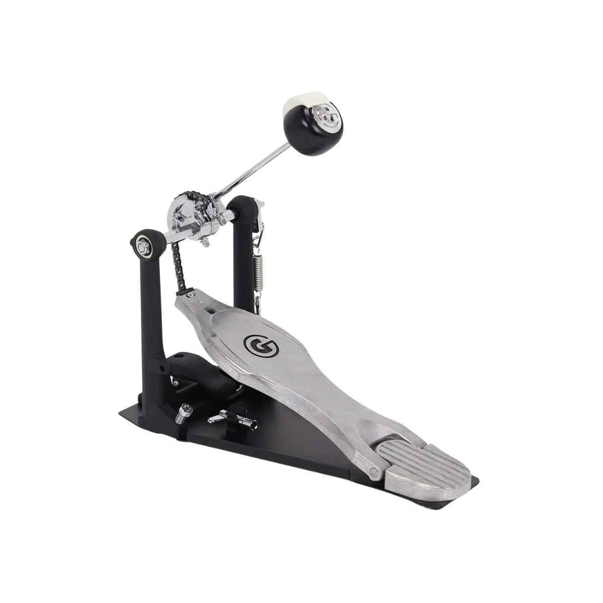 Gibraltar 5711S 5000 Series Chain Drive Bass Drum Pedal with smooth single-chain drive and adjustable beater angle.