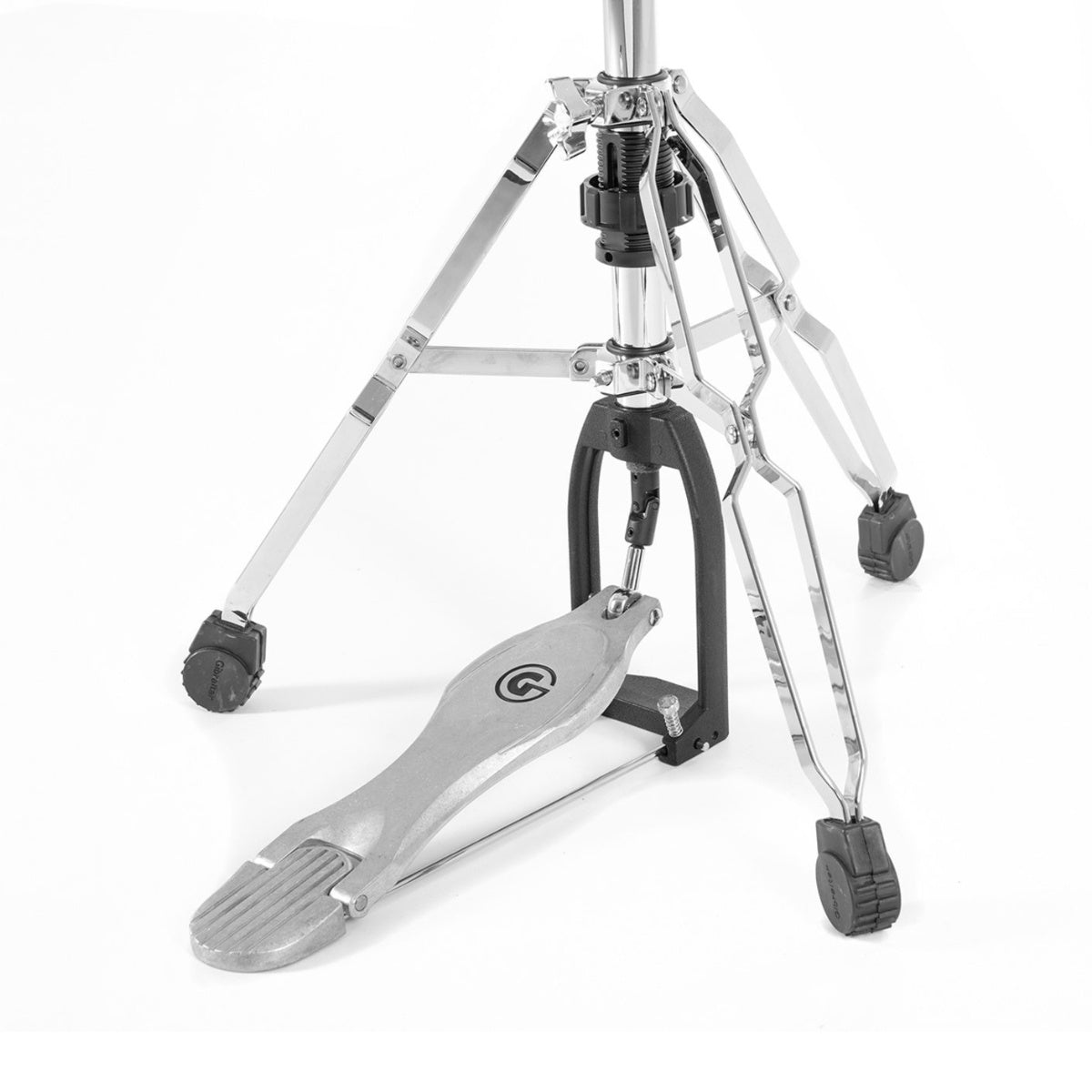 Gibraltar 6000 Series 6707 Double Braced Hi Hat Stand with smooth direct drive pedal and swiveling double-braced legs for stability.
