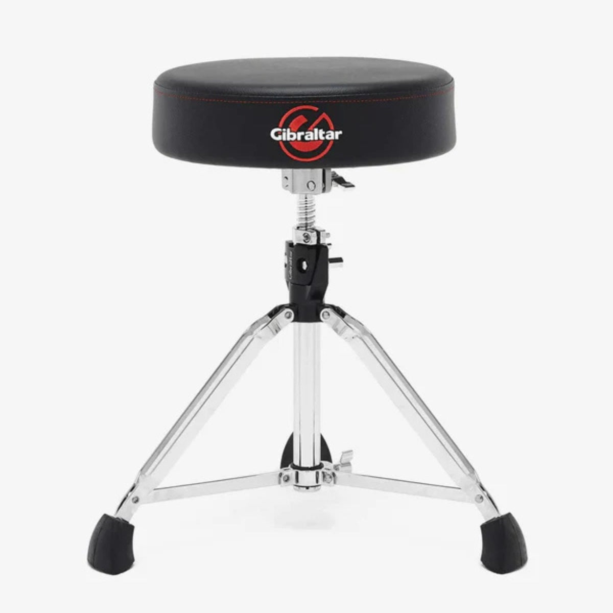 Gibraltar 9608 13" Round Drum Throne Pro Series with extra-thick memory foam seat and sturdy tripod base