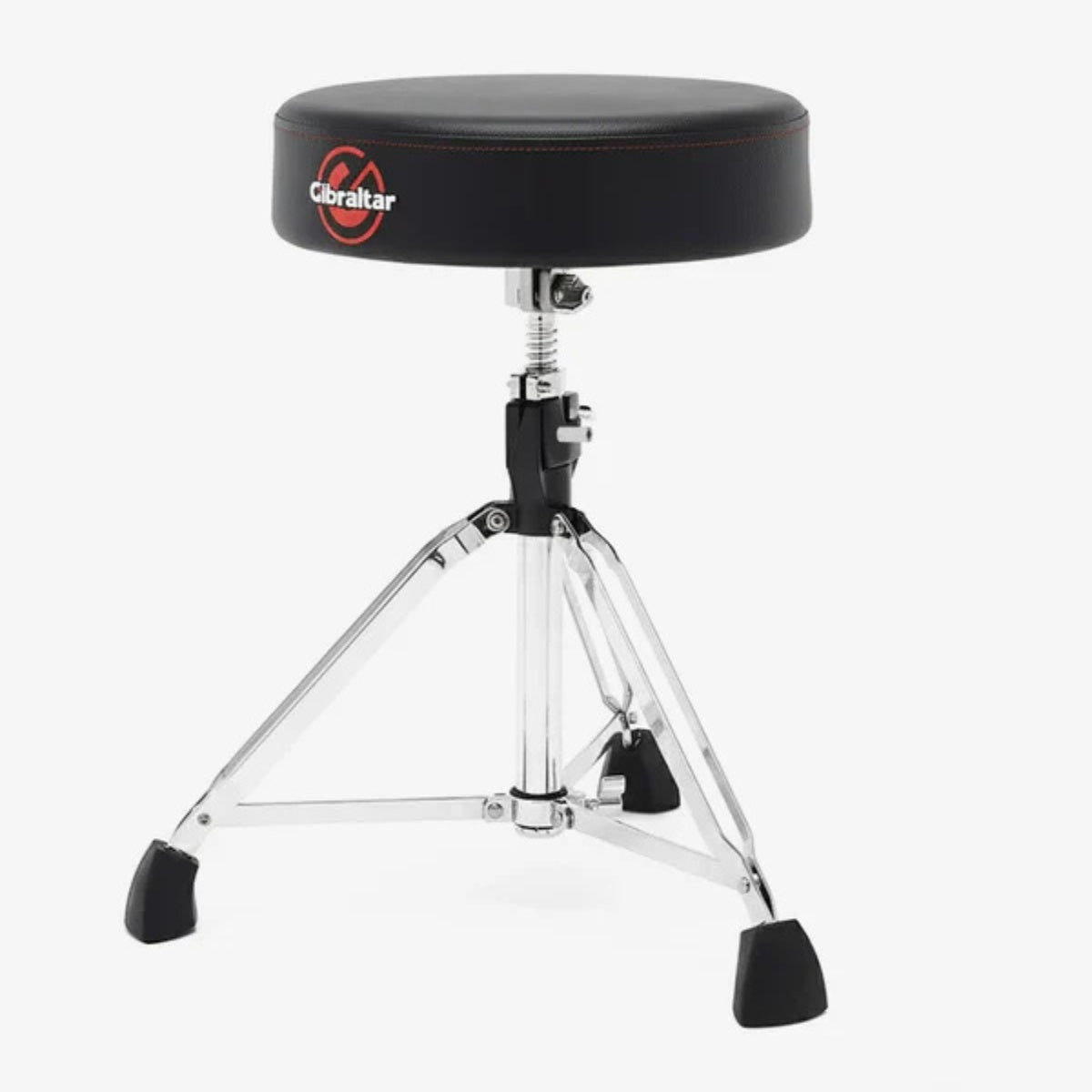 Gibraltar 9608 13" Round Drum Throne Pro Series with durable memory foam seat and sturdy chrome tripod base by Gibraltar