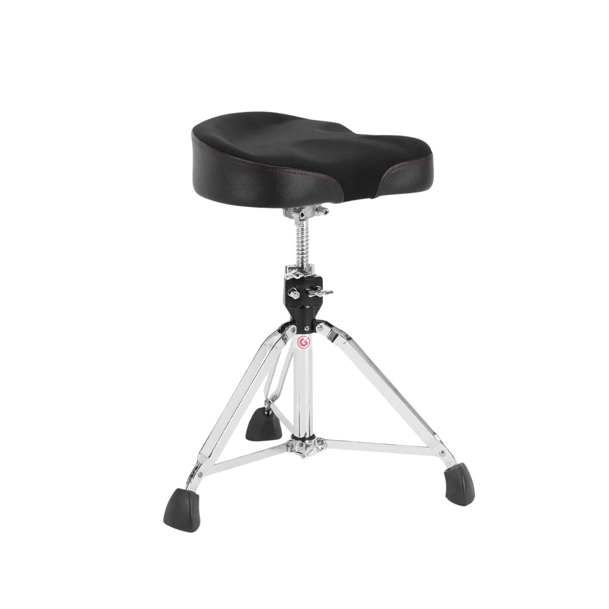 Gibraltar 9608NM 9000 Series 42 cm Neo Saddle Drum Throne with neoprene seat and chrome tripod legs by Gibraltar