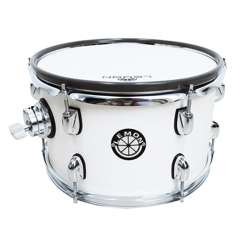Lemon 10 inch wooden mesh head tom with durable wooden shell and dual-ply mesh head for realistic playing feel