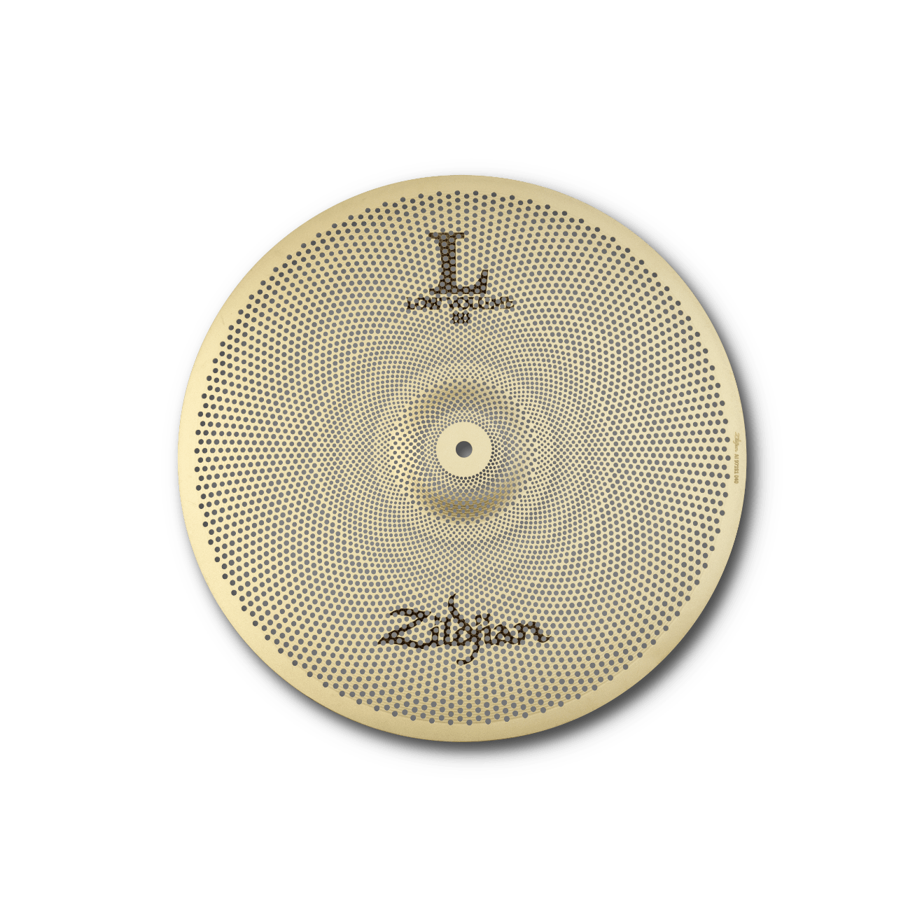 Zildjian 18" L80 Low Volume Crash Ride - top coin shot