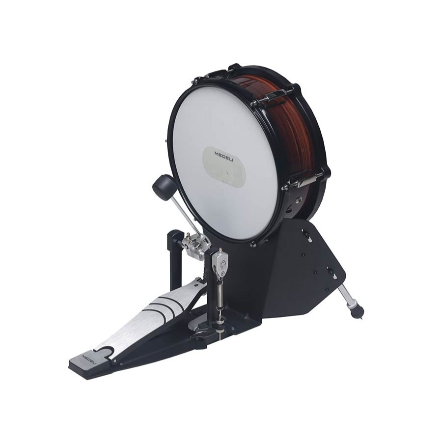 Medeli MZ923 digital drum kit bass drum pedal with wooden shell and vintage rosewood finish by Medeli