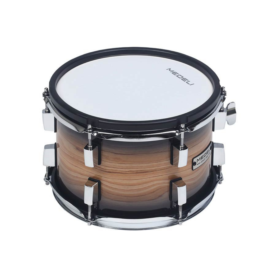 Medeli MZ928 - Flagship digital drum kit wooden practice drum pad with premium stage-ready finish by Medeli