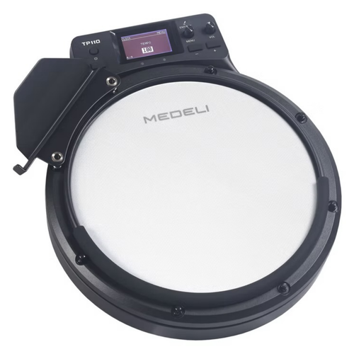 Medeli TP110 Pro - Your Daily Dose of Drum-Rhythm Exercises digital practice pad with adjustable mesh head by Medeli
