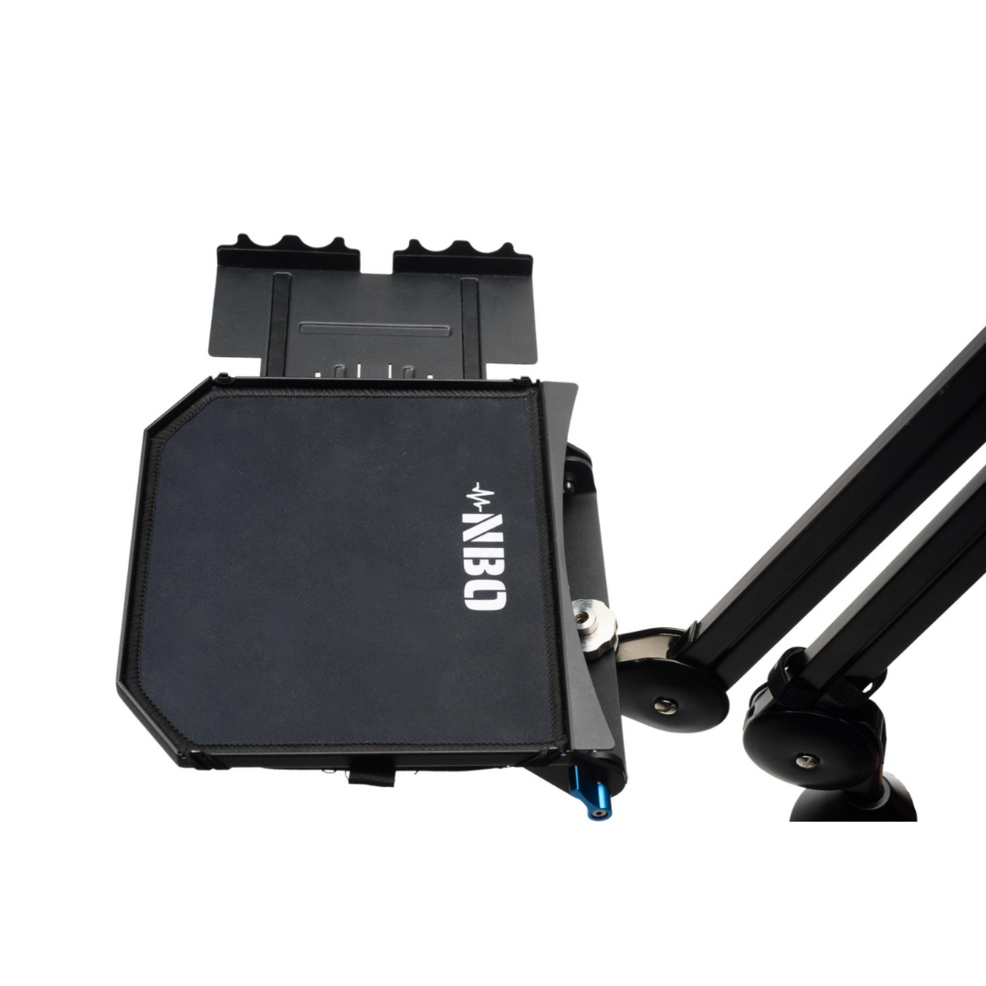NBO Oneboard - Essential Pack modular gear tray mounted on adjustable stand arm by NBO in premium Swiss quality