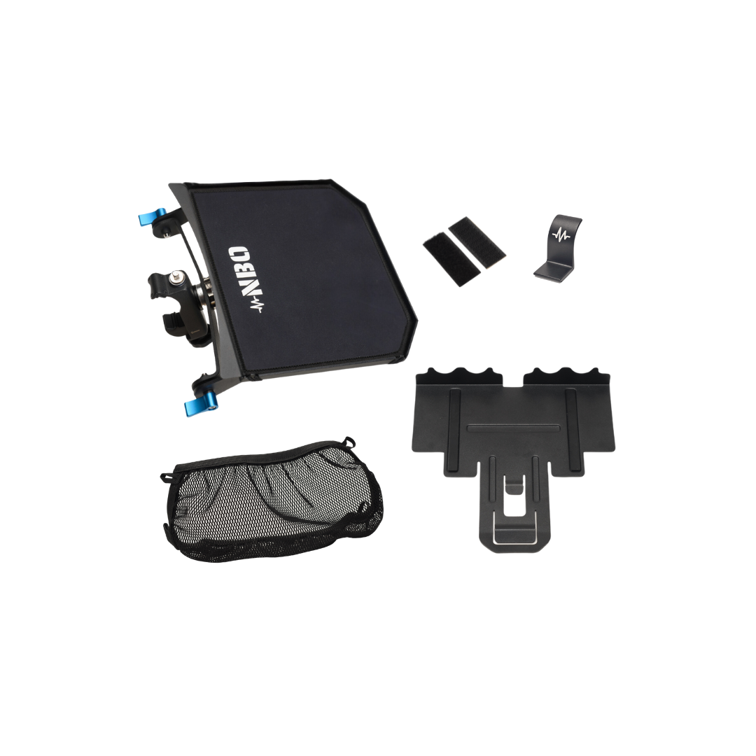 NBO Oneboard - Essential Pack by NBO modular gear tray with mounting clips, mesh pouch, and accessory holder in premium Swiss quality