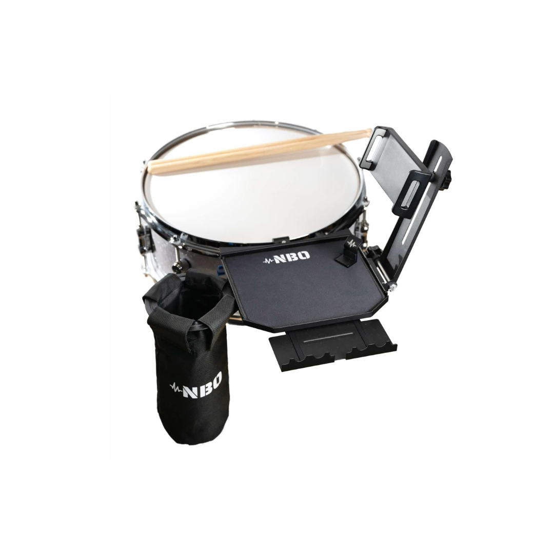 NBO Oneboard - Performance Pack mounted on a drum hoop with modular gear tray and accessories by NBO
