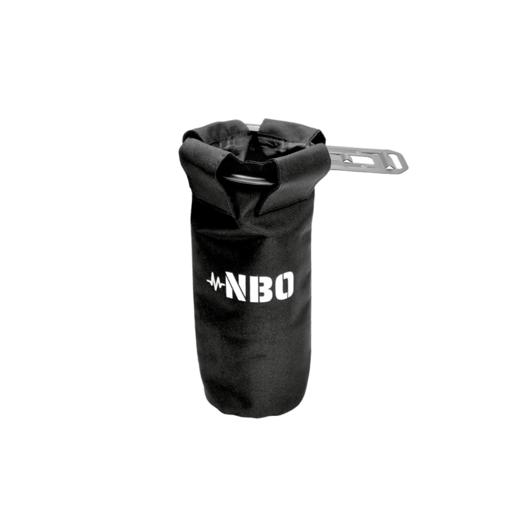NBO Oneboard - Full Pack by NBO featuring a black modular drink holder accessory for drum gear trays.