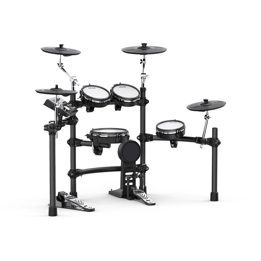 NUX DM-7X All Mesh Head (REMO) Professional Digital Drum Kit with advanced velocity-sensitive drum pads and cymbals