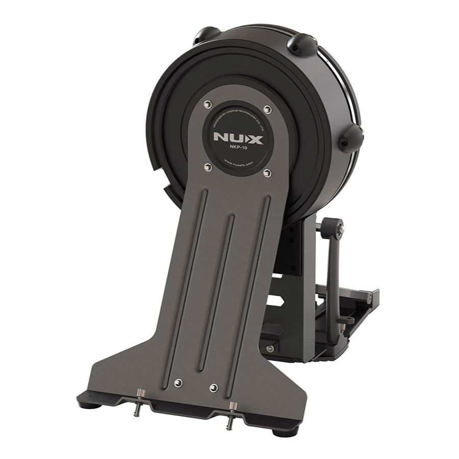 NUX DM-8 Flagship Digital Drum Kit kick pedal assembly with authentic acoustic-like feel by NUX brand.