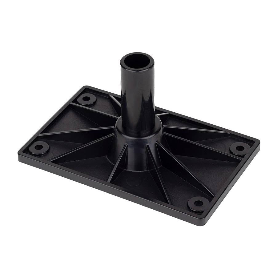 NUX DP-2000 Digital Percussion Pad black plastic mounting base with central cylindrical support post for stability