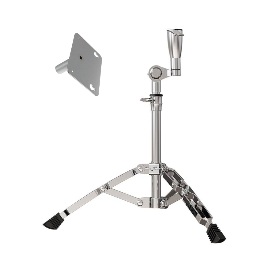 NUX Percussion Pad Stand Bundle with Mounting Plate adjustable height robust metal stand for percussion pads