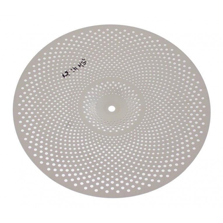 Obera 14" Silent hihat cymbal in light muted color with perforated low volume design by Obera