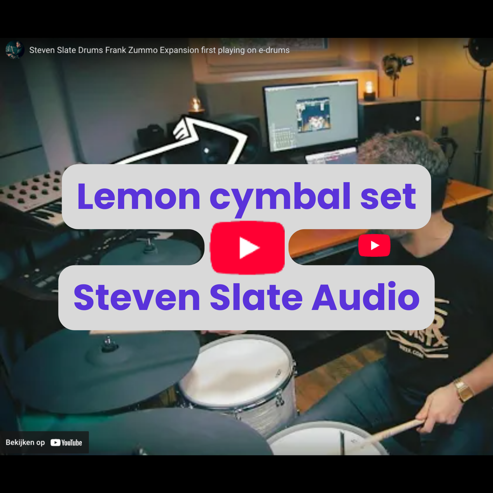 Lemon 20 inch 3-zone ride cymbal