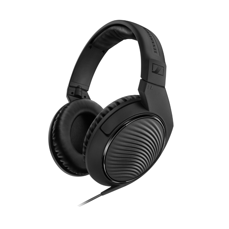 Sennheiser HD 200 PRO Monitoring Headphones with closed, around-the-ear design for detailed sound monitoring.