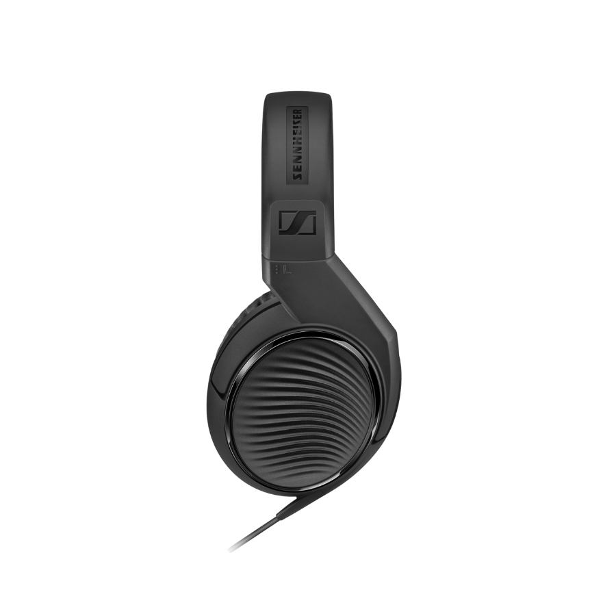Sennheiser HD 200 PRO Monitoring Headphones in black with closed, around-the-ear design for precise sound monitoring.