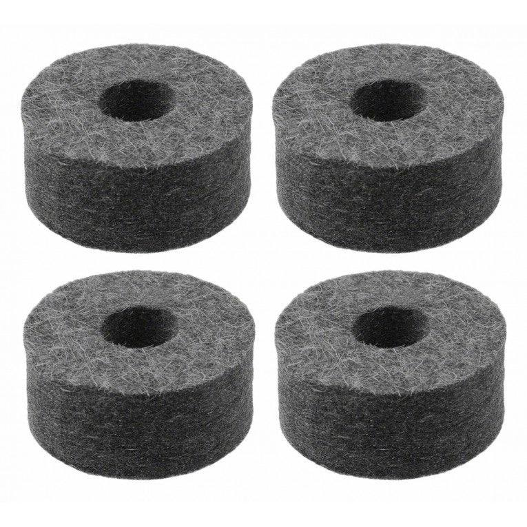 Sparedrum FLT-C1 - Cymbal Felt Washer 35x15mm (x4) grey felt washers for cymbal stands by SpareDrum