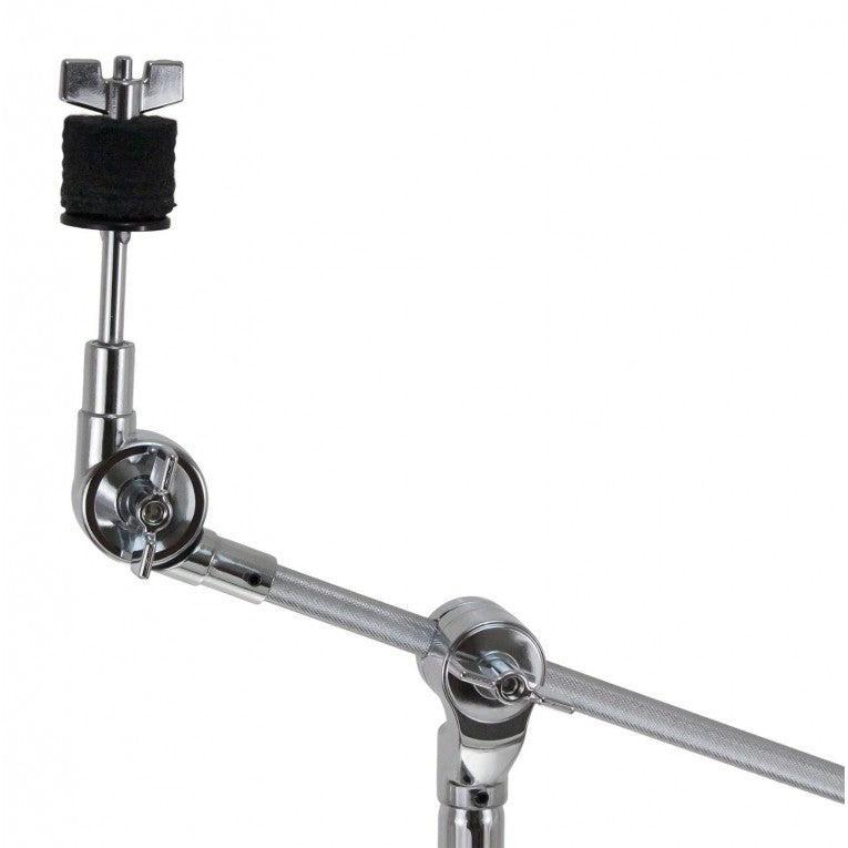 Sparedrum HCS1B - Cymbal Boom Stand Double-Braced Legs with adjustable toothed joint and chrome finish by SpareDrum.