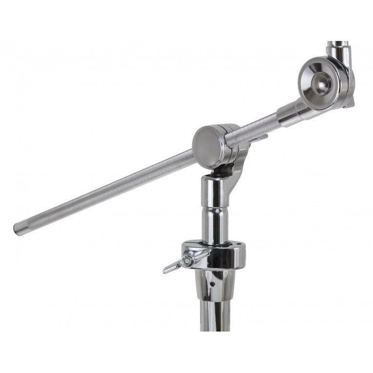 Sparedrum HCS1B - Cymbal Boom Stand Double-Braced Legs with adjustable arm and chrome finish by SpareDrum.
