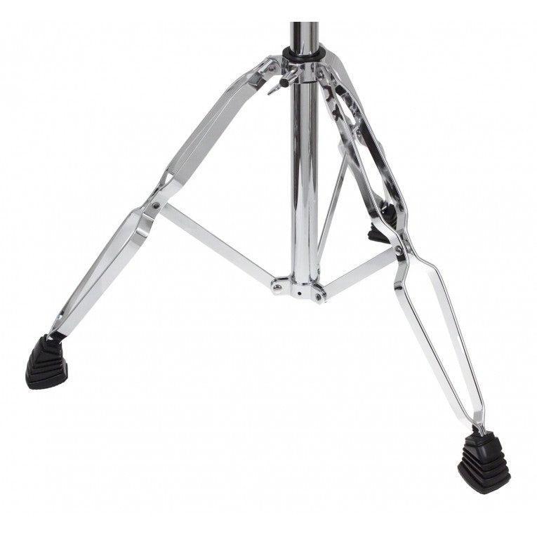 Sparedrum HCS2 - Pro Straight Cymbal Stand Double-Braced Legs with chrome finish and heavy-duty design by SpareDrum