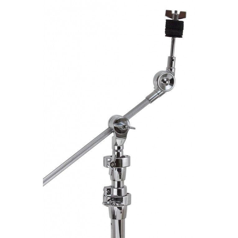 Sparedrum HCS2B - Pro Cymbal Boom Stand Double-Braced Legs with adjustable arm and chrome finish by SpareDrum.