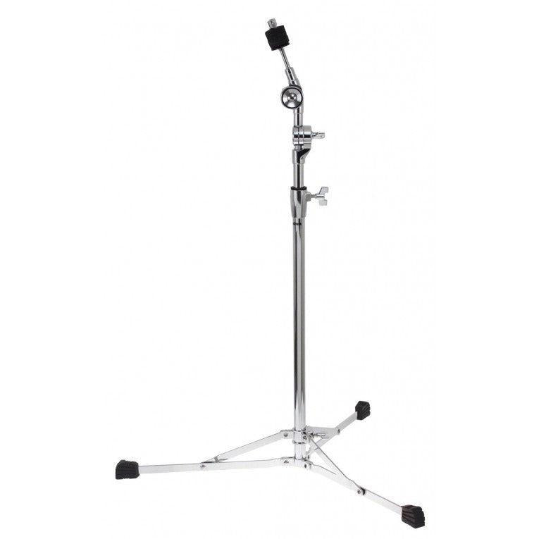 Sparedrum HCS3B - Cymbal Boom Stand - Flat legs with chrome finish and sturdy black rubber foot caps by SpareDrum