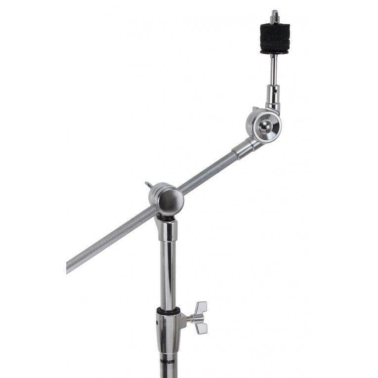 Sparedrum HCS3B - Cymbal Boom Stand - Flat legs with adjustable arm and sturdy toothed joint articulation by SpareDrum
