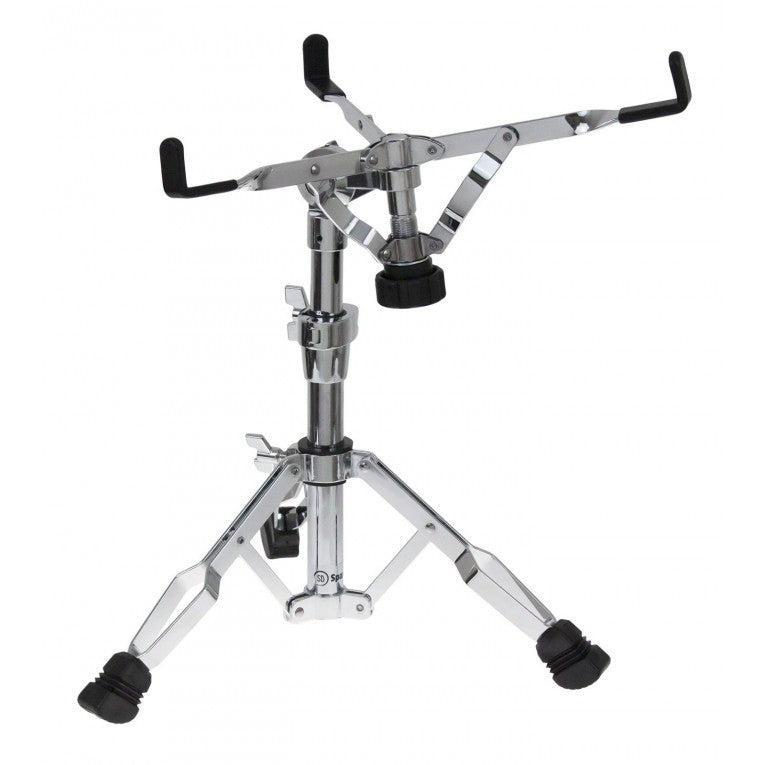 Sparedrum HSS1 - Snare Drum Stand Double-Braced Legs with adjustable basket and sturdy chrome design by SpareDrum.