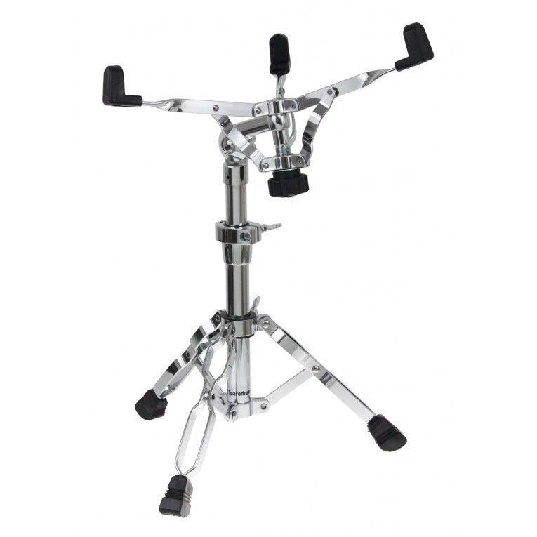 Sparedrum HSS2 - Pro Snare Drum Stand Double-Braced Legs with chrome finish and sturdy tripod base by SpareDrum