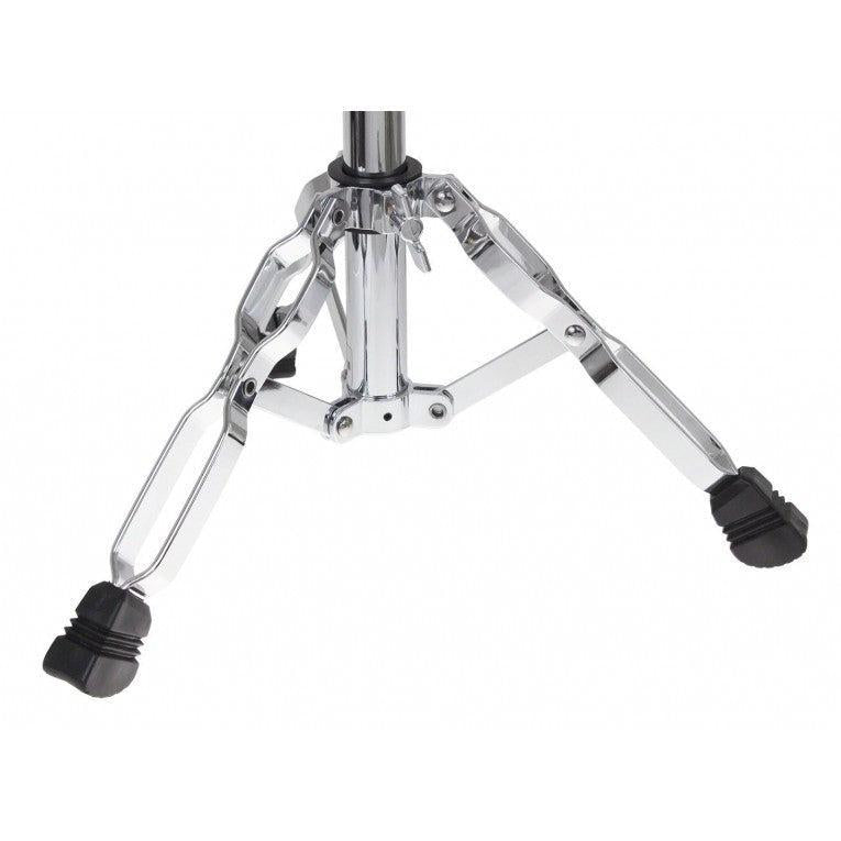 Sparedrum HSS2 - Pro Snare Drum Stand Double-Braced Legs featuring sturdy chrome construction with rubber feet by SpareDrum