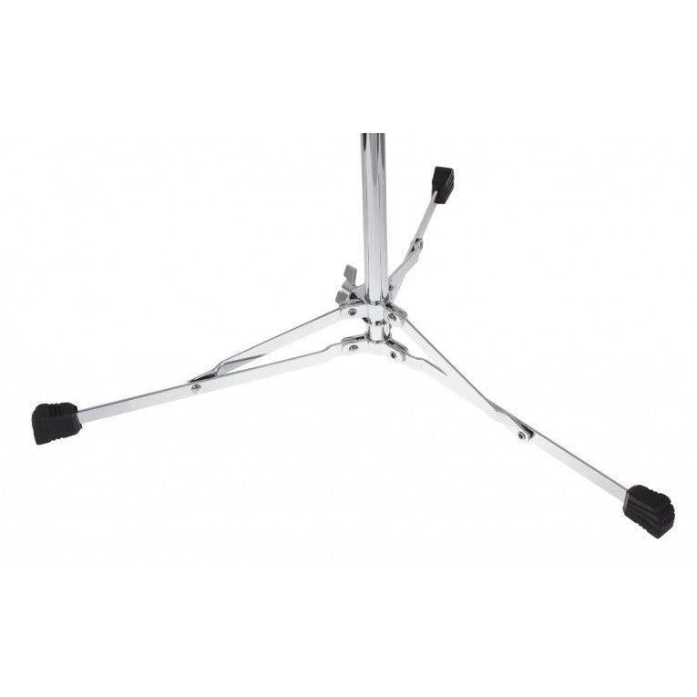 SpareDrum SD-HCS3 Cymbal Stand flat legs with chrome finish and rubber feet for stability and durability by SpareDrum
