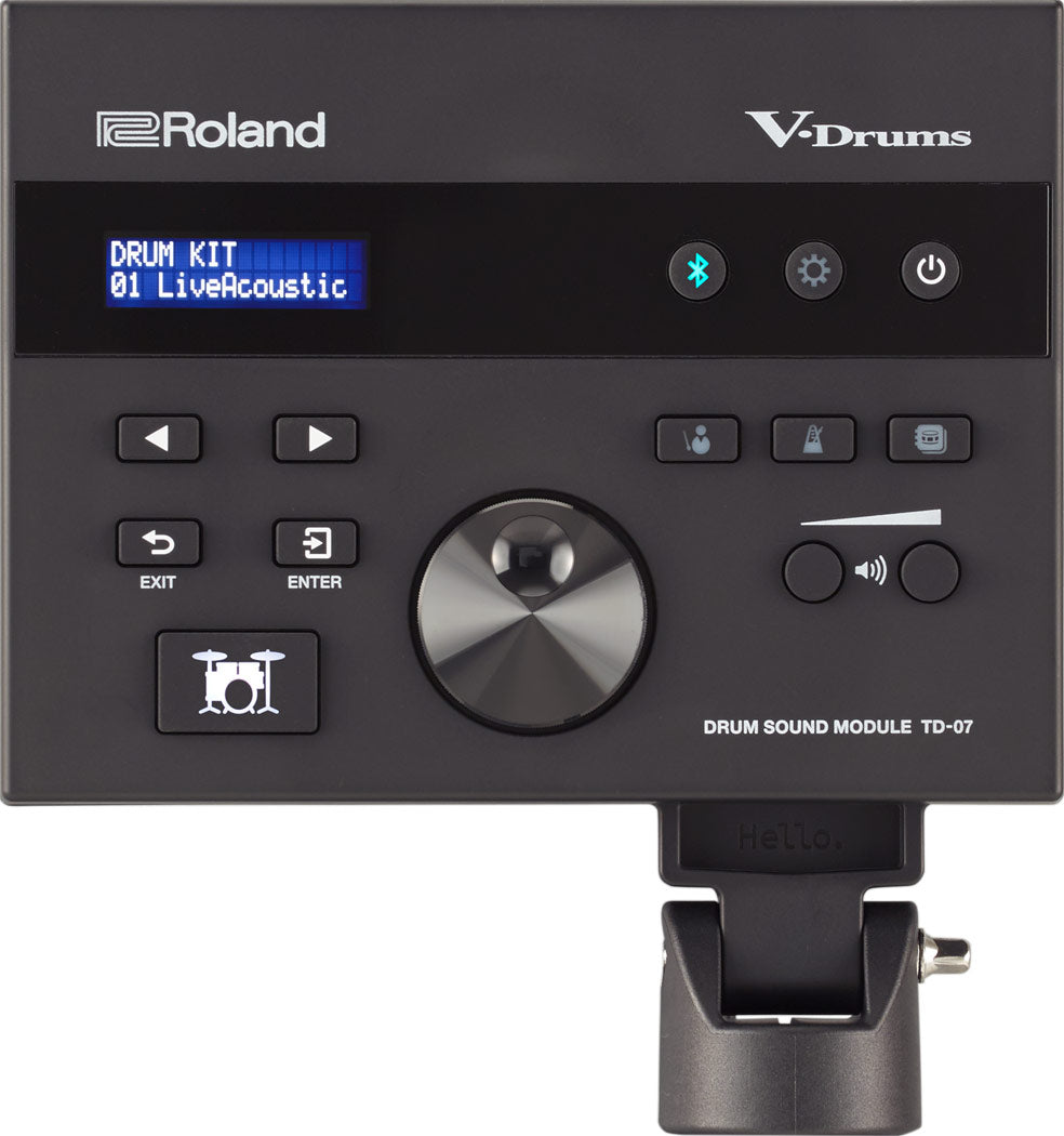 Roland TD-07 sound module of the TD-07DMK2, top view