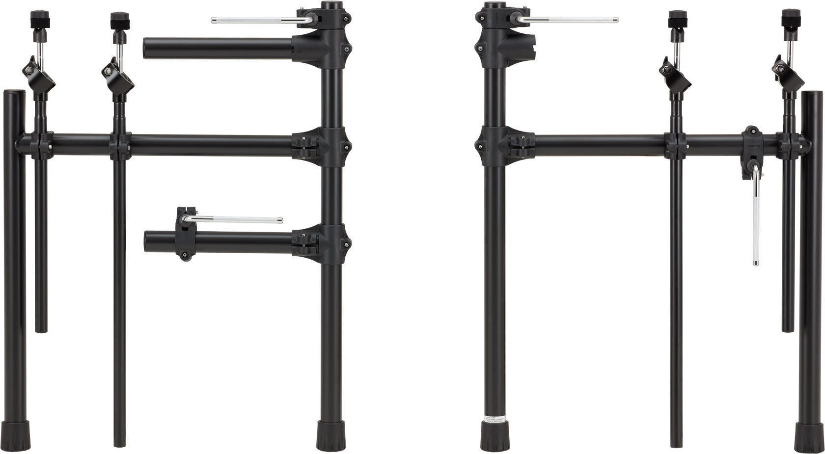 Roland TD-07DMK2 four-post rack stand detail