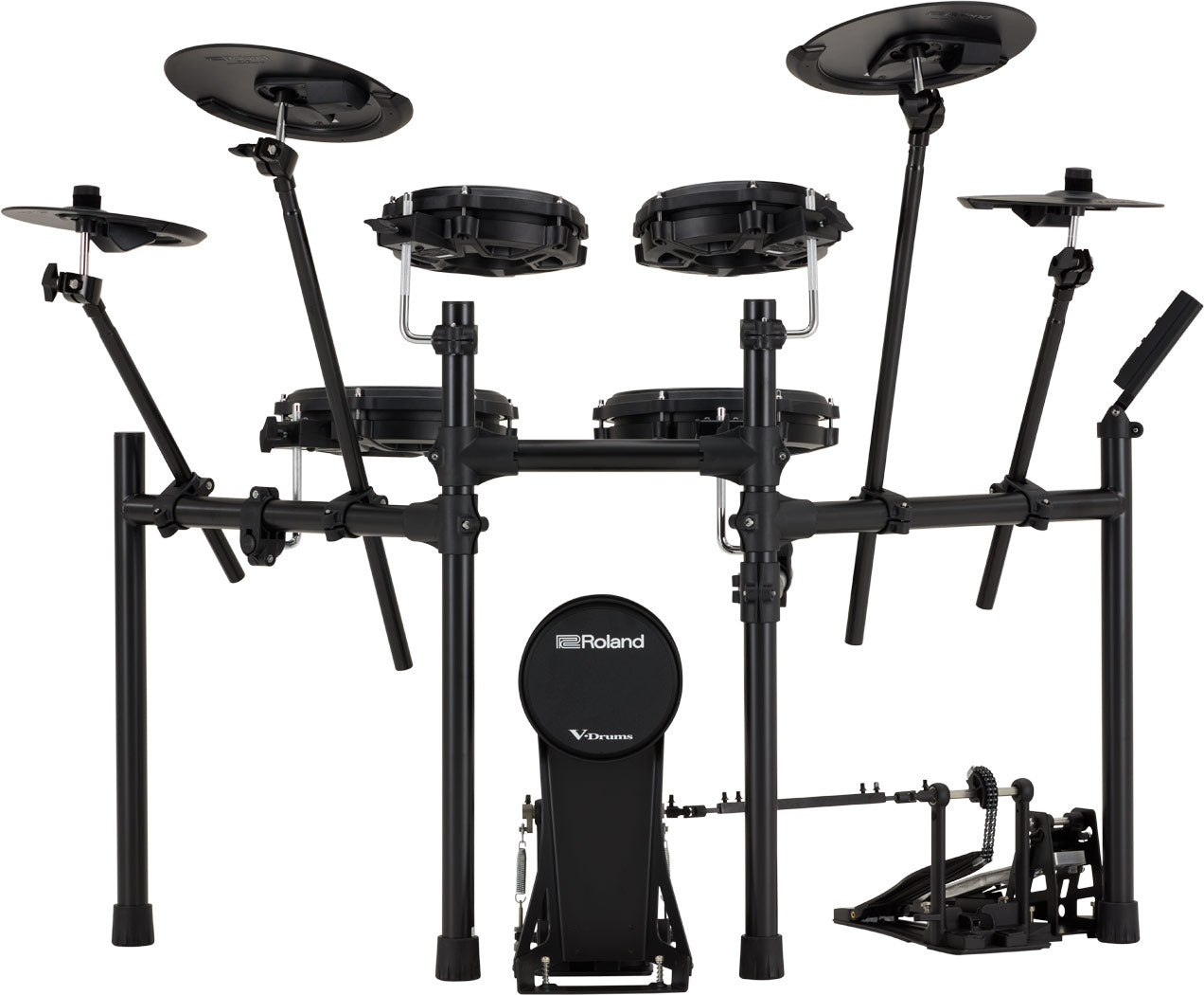 Roland TD-07KV2 electronic drum kit, front view with KD-10 kick pad