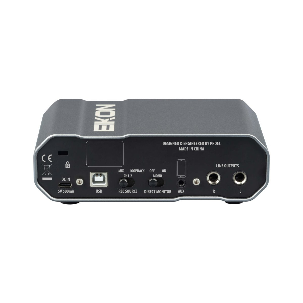 Eikon SBi-POD USB Audio Interface - side view