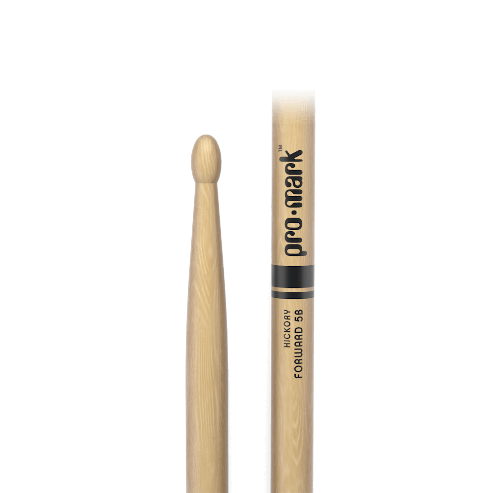 ProMark Classic Forward 5B Hickory-Drumsticks, ovale Holzspitze