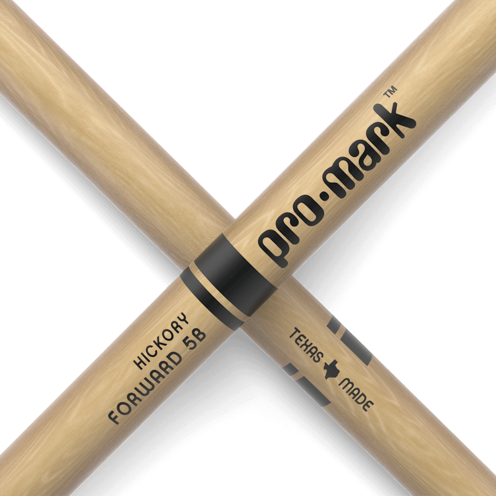 ProMark Classic Forward 5B Hickory-Drumsticks, ovale Holzspitze