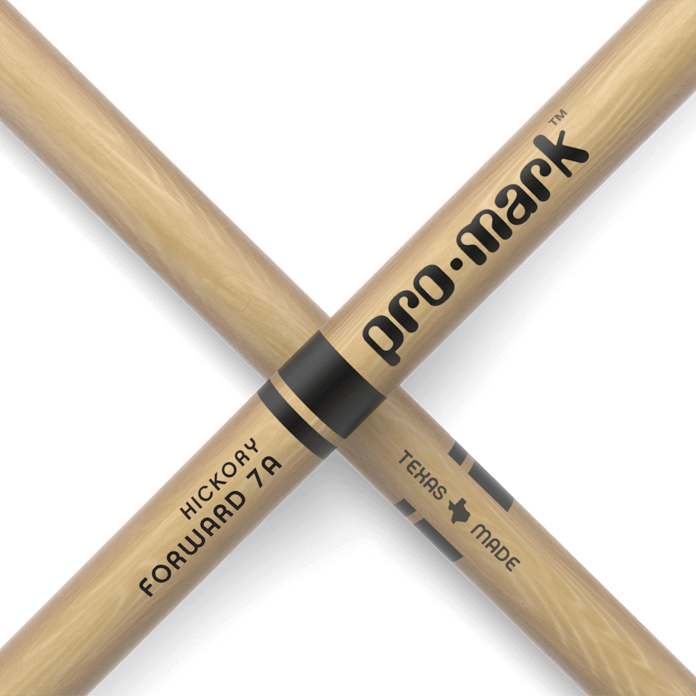ProMark Classic Forward 7A Hickory-Drumsticks, ovale Holzspitze