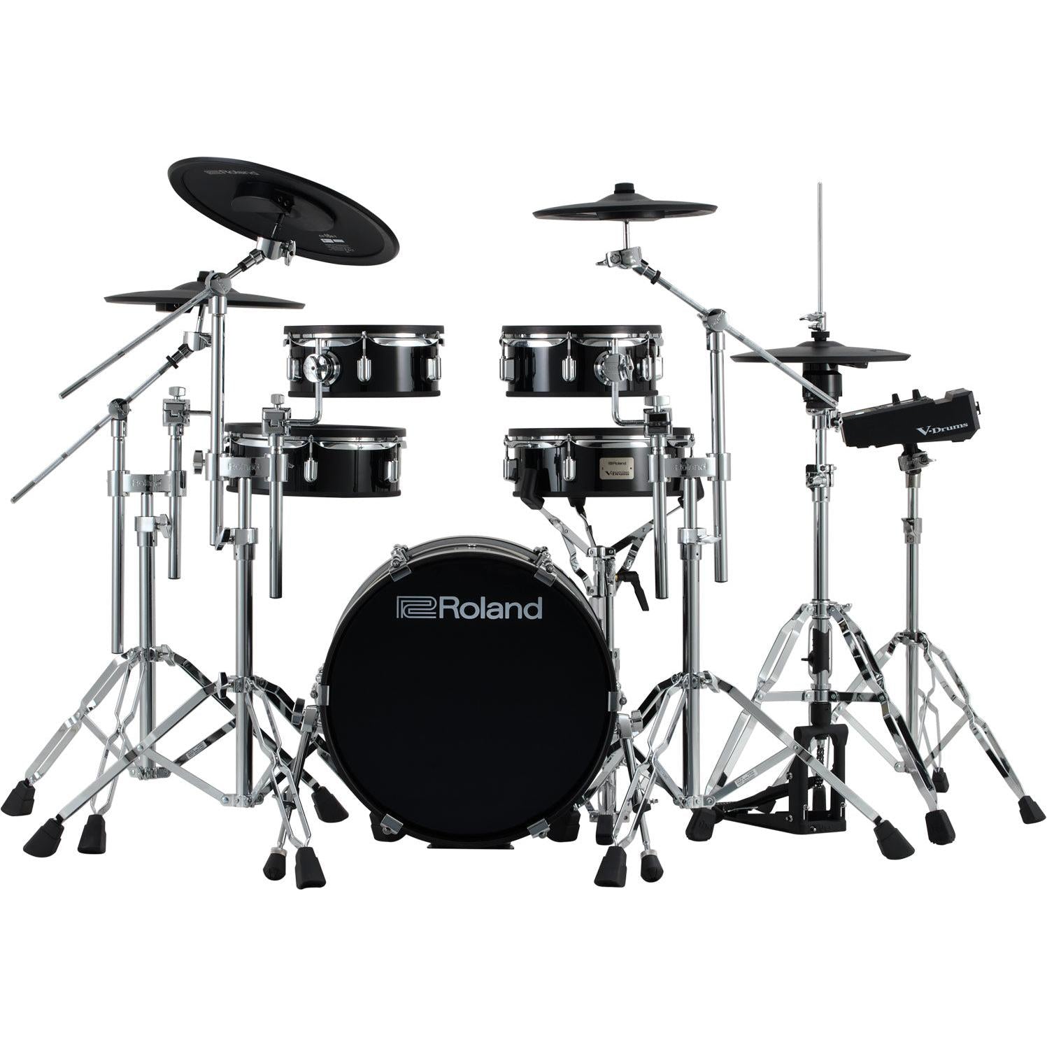 Roland VAD316 electronic drum kit, front view with 18-inch kick drum