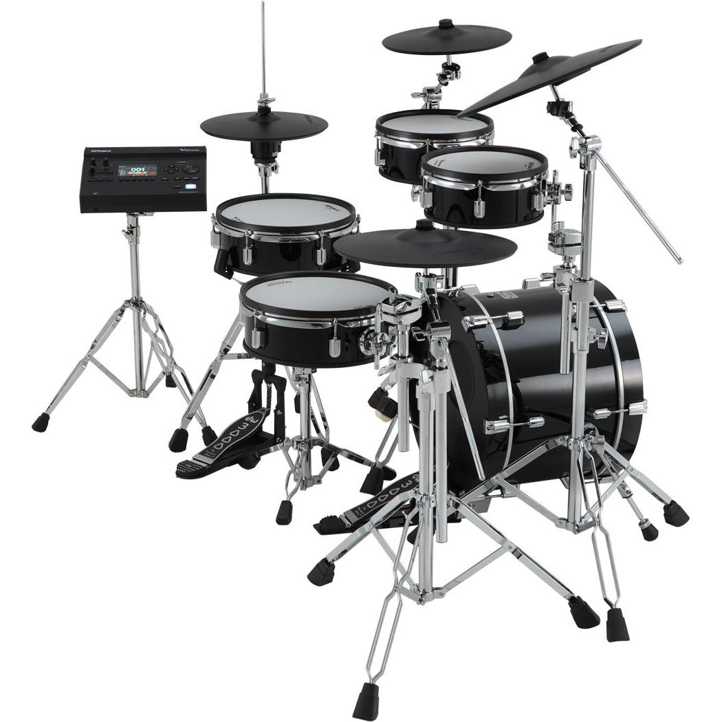 Roland VAD316 electronic drum kit, side view