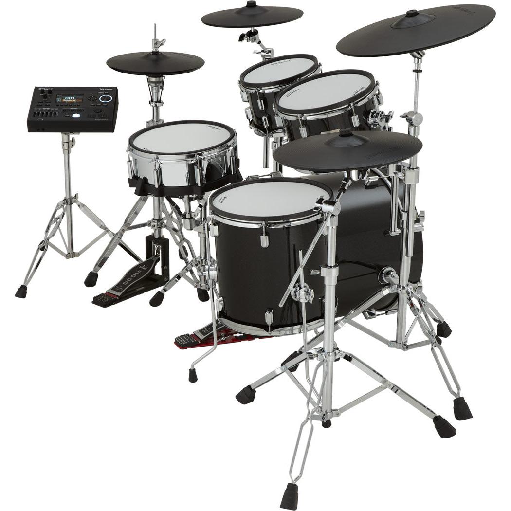 Roland VAD516 electronic drum kit, side view