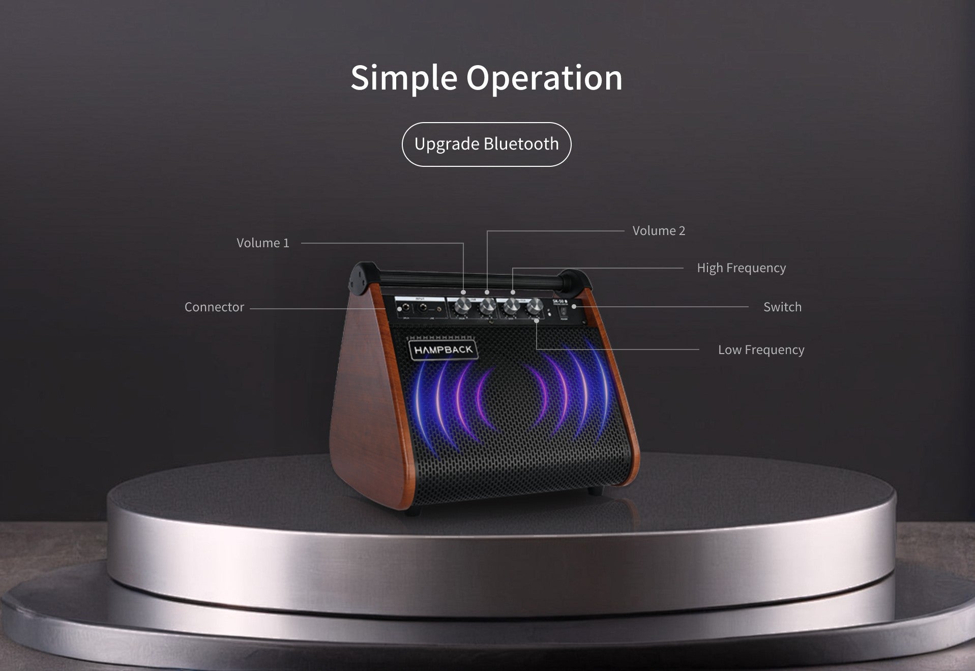 Hampback SK-50 e-drum amplifier