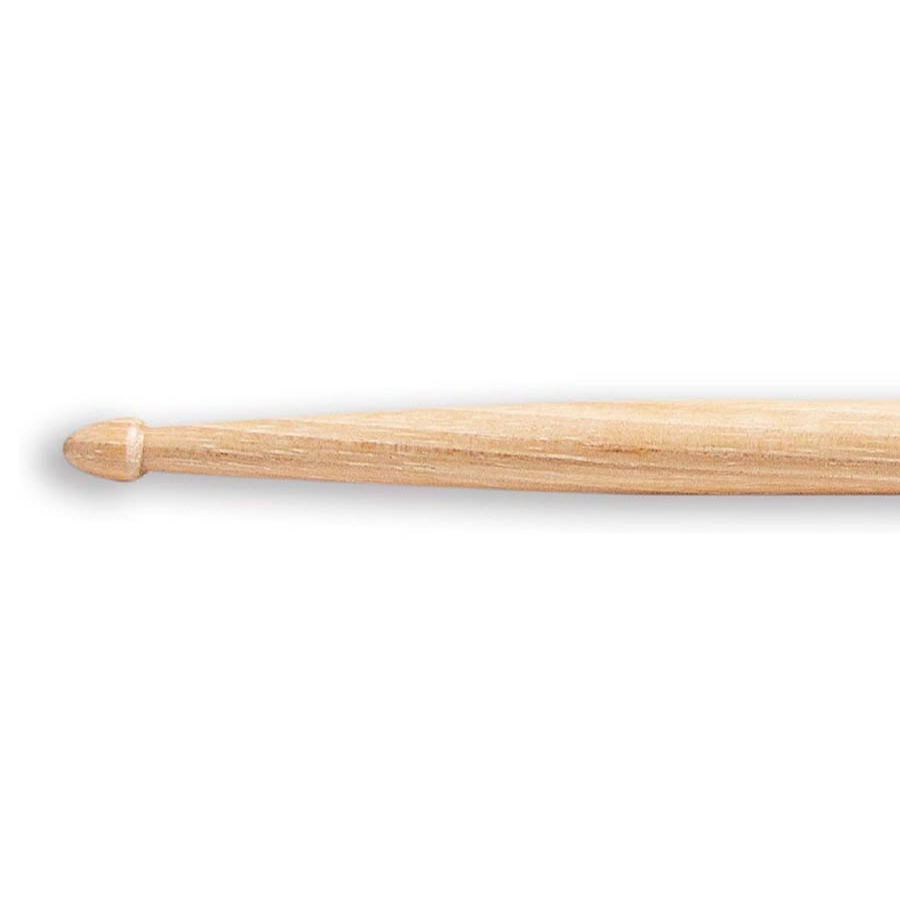 Wincent 5A Dynabeat Series drumsticks - W-DB5A made from American Hickory, produced in Sweden, close-up of tip