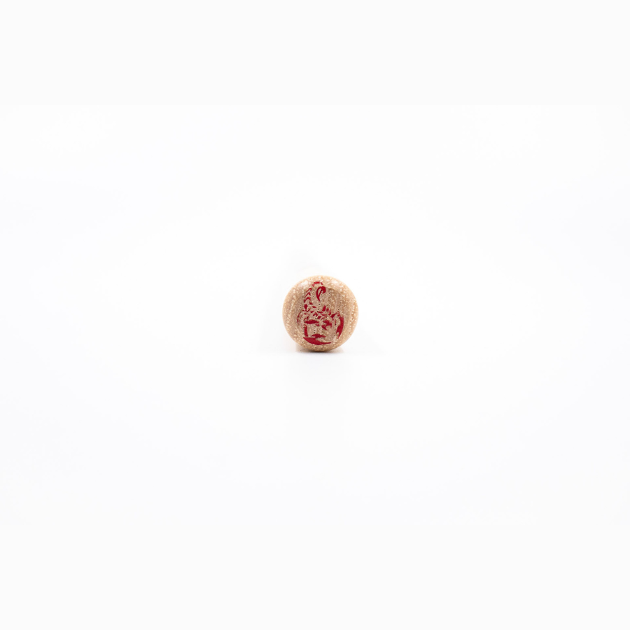 Wincent Mikkey Dee (Scorpions) signature drumsticks wooden tip with red logo, made by Wincent